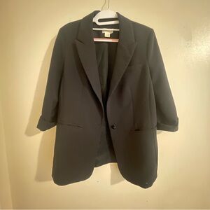 maeve anthropologie navy blazer size 6